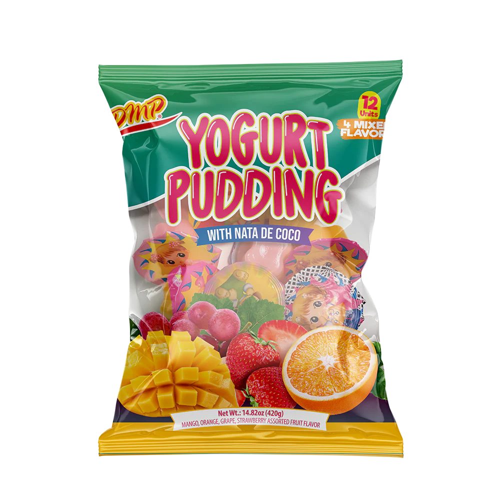 PUDDING DE YOGURT CON NATA DE COCO